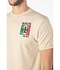 Color:Beige - Image 4 - Short Sleeve Logo Graphic T-Shirt
