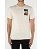 Color:Beige - Image 2 - Short Sleeve Mexico Flag Graphic T-Shirt
