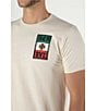 Color:Beige - Image 4 - Short Sleeve Mexico Flag Graphic T-Shirt