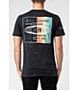 Color:Black - Image 2 - Short-Sleeve Oval World Block T-Shirt