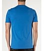 Color:Medium Blue - Image 2 - Short Sleeve #double;RCKRVL#double; Chest Banner Graphic T-Shirt