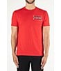 Color:Red - Image 2 - Short Sleeve Rock Revival Denim Boxed Logo Graphic T-Shirt