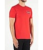 Color:Red - Image 3 - Short Sleeve Rock Revival Denim Boxed Logo Graphic T-Shirt