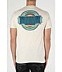 Color:Beige - Image 1 - Sun Circle Short Sleeve Graphic T-Shirt