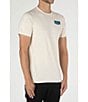 Color:Beige - Image 3 - Sun Circle Short Sleeve Graphic T-Shirt