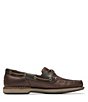 Color:Dark Brown Leather - Image 2 - Men's Perth Casual Boat Shoes
