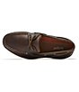Color:Dark Brown Leather - Image 4 - Men's Perth Casual Boat Shoes