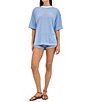 Rolla's Big City Striped Crew Neck Short Sleeve Tee - Image 1