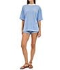 Rolla's Big City Striped Crew Neck Short Sleeve Tee - Image 4