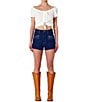 Rolla's Dusters Deco Shimmer High Rise Denim Short - Image 5