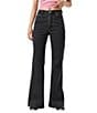 Rolla's East Coast Flare High Rise Jeans, Color:Black Sand - Image 4