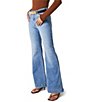Rolla's Eastcoast Kate Stretch Denim High Rise Slim Fit Flare Jeans, Color:Mid Vintage Blue - Image 3
