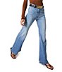 Rolla's Eastcoast Kate Stretch Denim High Rise Slim Fit Flare Jeans, Color:Mid Vintage Blue - Image 4