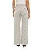 Rolla's Kate Baggy Python Printed Mid-Rise Wide Straight Leg Denim Jeans - Image 2