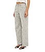 Rolla's Kate Baggy Python Printed Mid-Rise Wide Straight Leg Denim Jeans - Image 3