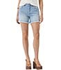 Rolla's Lou Mid-Rise Sunshine Blue Denim Shorts - Image 1