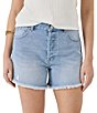 Rolla's Lou Mid-Rise Sunshine Blue Denim Shorts - Image 3