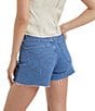 Rolla's Original High Rise New York Blue Denim Shorts, Color:Vintage Blue - Image 2
