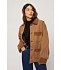 Rolla's Patch Pocket Button Front Long Sleeve Denim Barn Jacket, Color:Washed Cocoa - Image 8