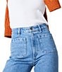Rolla's Sailor Denim High Rise Wide Leg Jeans, Color:Lily Blue - Image 4
