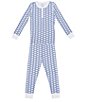 Color:Blue - Image 1 - Baby/Little Kids 12 Months-6 Family Matching Hathi 2-Piece Elephant Print Pajama Set
