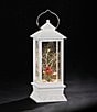 Roman Confetti Lites Lighted Swirl Cardinal Tall White Lantern - Image 5