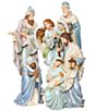 Roman Joseph's Studio 5-Piece Light Blue & Gold Nativity Set - Image 1