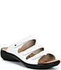 Color:White - Image 1 - Ibiza 66 Leather Stitch Detail Sandals