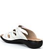Color:White - Image 3 - Ibiza 66 Leather Stitch Detail Sandals