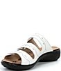 Color:White - Image 4 - Ibiza 66 Leather Stitch Detail Sandals