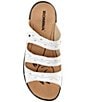 Color:White - Image 5 - Ibiza 66 Leather Stitch Detail Sandals