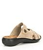 Color:Beige - Image 2 - Ibiza 99 Leather Slip-On Slide Sandals