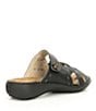 Color:Black - Image 2 - Ibiza 99 Leather Slip-On Slide Sandals