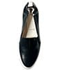 Color:Onyx - Image 4 - Nell Leather Platform Slip-on Wedges