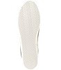 Ron White Nova Metallic Leather Wedge Sneakers, Color:Onyx/Platino - Image 6