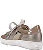 Color:Nude - Image 3 - Ophelia Leather Lace-Up Sneakers