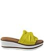 Color:Sun - Image 2 - Priccila Weatherproof Nappa Leather Wedge Sandals