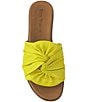 Color:Sun - Image 4 - Priccila Weatherproof Nappa Leather Wedge Sandals