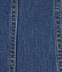 Color:Indigo Wash - Image 3 - Leopol Crepe Asymmetrical Halter Neck Strapless Sheath Dress