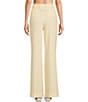 Color:Pale Banana - Image 2 - Ronny Stretch Twill Pleated Wide-Leg Slouchy Coordinating Pants