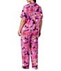 Room Service Plus Size Potion Commotion Print Short Sleeve Notch Collar Jersey Knit Pajama Set - Image 2