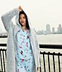 Room Service Shawl Collar Long Sleeve Open-Front Knit Long Robe - Image 5