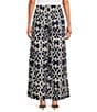 Ro's Garden Nico Printed Woven Tie Waist Wide Leg Pants, Color:Navy - Image 2