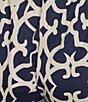Ro's Garden Nico Printed Woven Tie Waist Wide Leg Pants, Color:Navy - Image 4