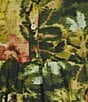 Ro's Garden Romy Floral Print Point Collar Button Front Long Sleeve Tiered Above the Knee A-Line Dress, Color:Green - Image 3