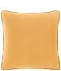 Rose Tree Baroda Twist Cord Trim Woven Reversible Square Pillow, Color:Cream - Image 2