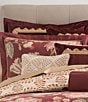 Color:Wine - Image 4 - Emmaline Collection Floral Print & Animal Design Comforter Set