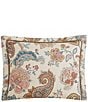 Rose Tree Fleur Paisley Damask Print Corded Trim Comforter Set - Image 2