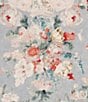 Rose Tree Penelope Floral Bouquet Print Comforter Set, Color:Grey - Image 5