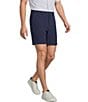 Roundtree & York Performance Flat Front Partial E-Waist 7#double; Shorts - Image 1